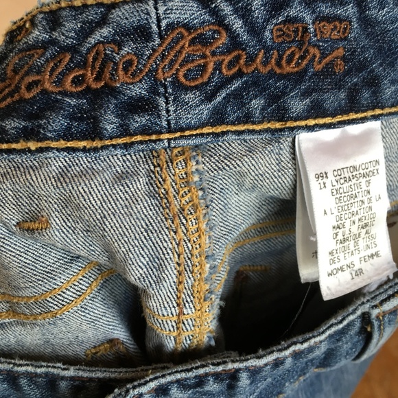 EDDIE BAUER JEANS 14R - Picture 2 of 3